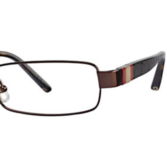 Coach Eyeglasses Frames Brown Black Signature Monogram - Picture 9 of 12